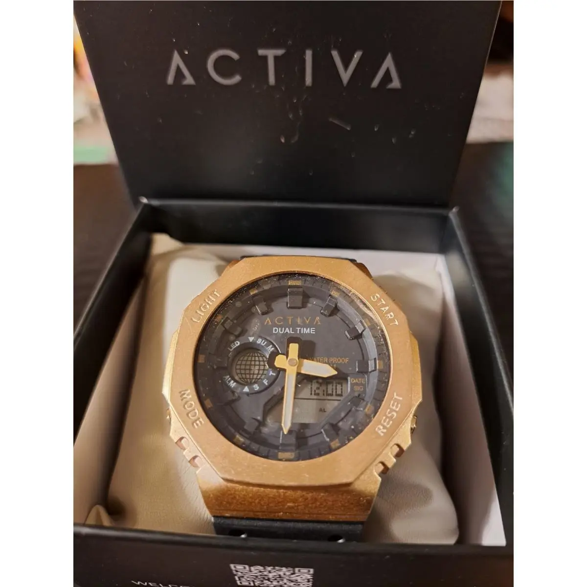 Activa Recon x Invicta Digital Unisex Watch 45.5mm Black ACW423-008