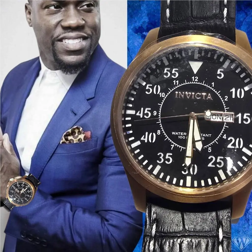 Invicta Black Dial Stainless Steel Men`s Watch 11195