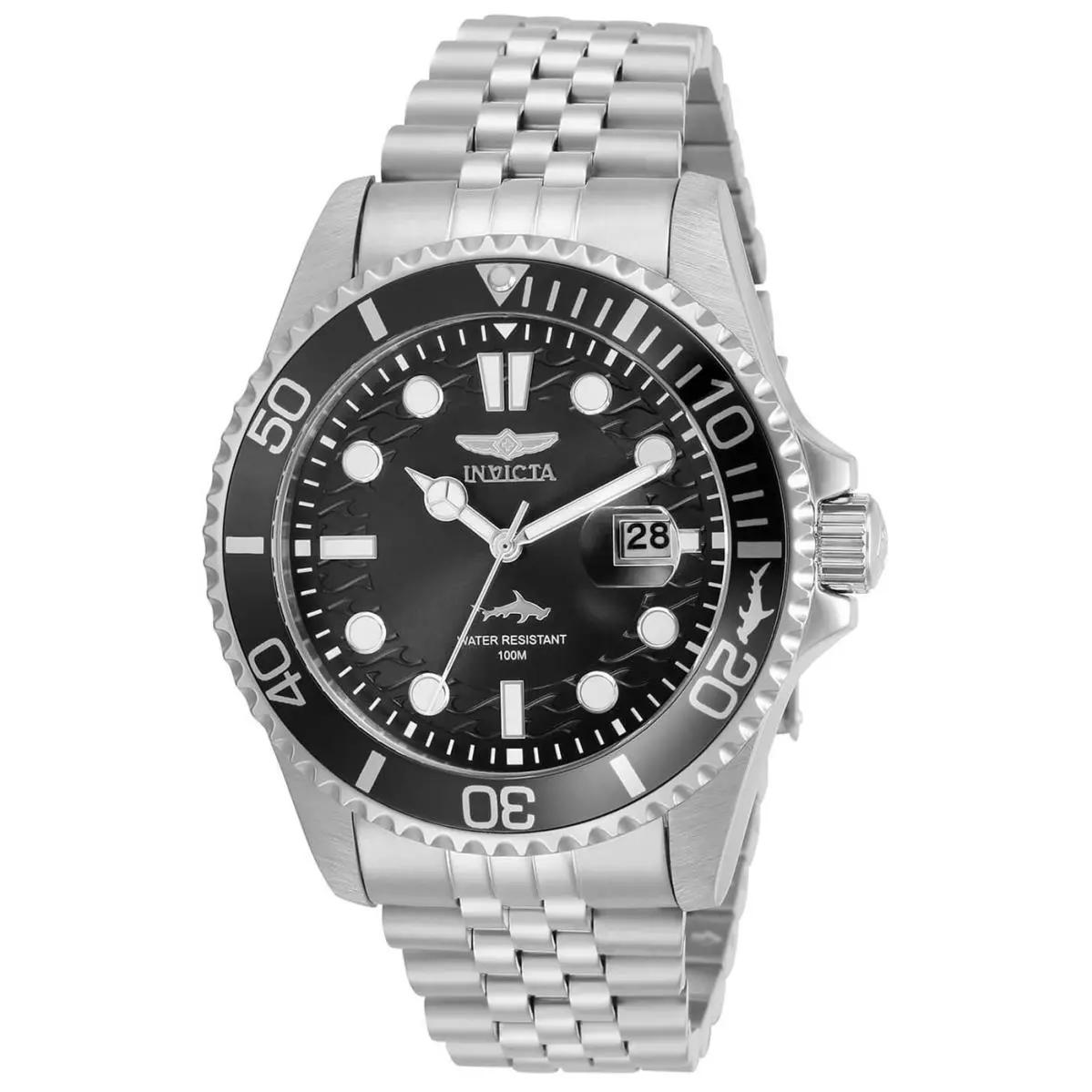 Men`s Watch Pro Diver Black Dial Quartz Stainless Steel Bracelet 30609 by Invicta