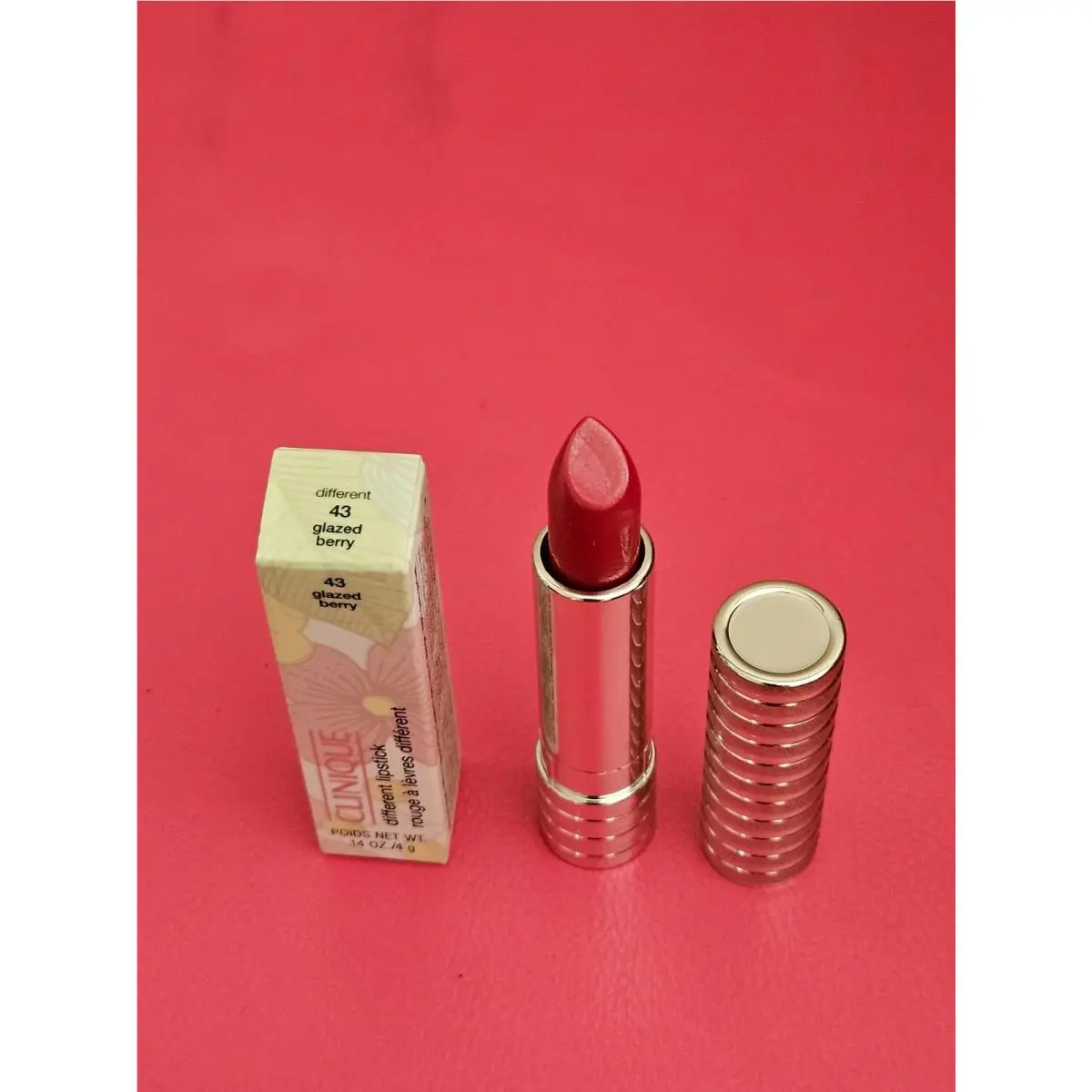 Different Lipstick Chose Shade Full sz .14 oz/4g 43 GLAZED BERRY by Clinique