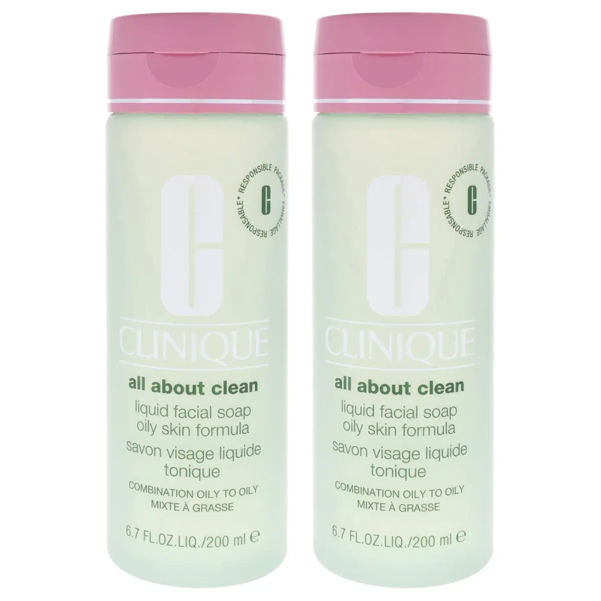 All About Clean Liquid Facial Soap Oily Skin Formula by Clinique - 6.7 oz