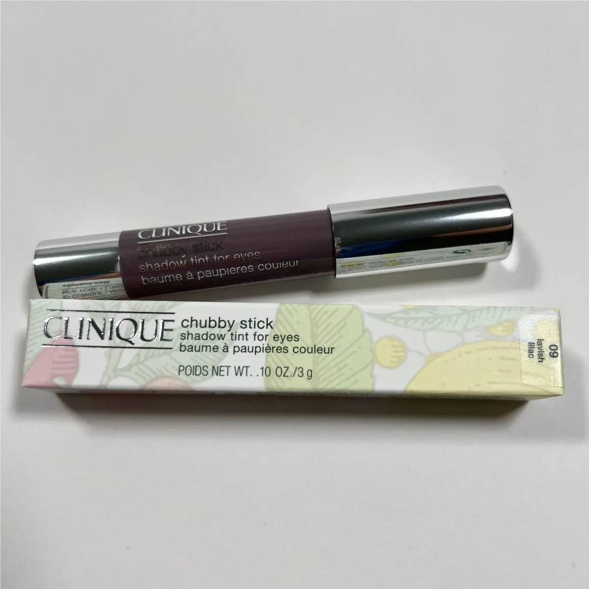 Clinique Chubby Stick Shadow Tint For Eyes Shade 09 Lavish Lilac Full Size