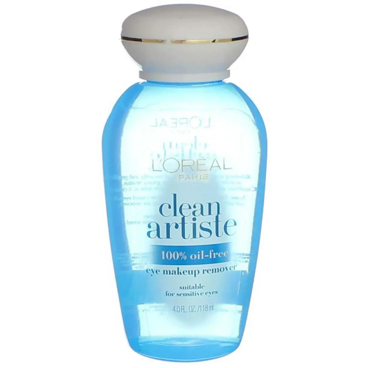 6 Pack L`oreal Paris Clean Artiste Oil-free Eye Makeup Remover 4 fl oz