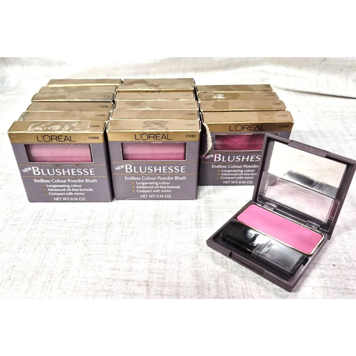 L`oreal Blushesse Endless Color Powder Blush Long Wearing Oil Free Cherie Lot 17