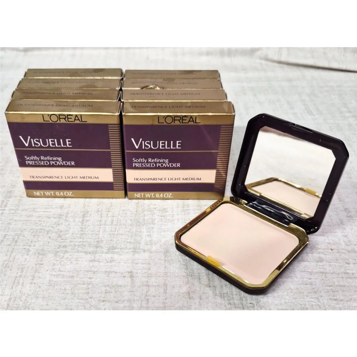 L`oreal Visuelle Softly Refining Pressed Powder Setting Light Medium Lot OF 8
