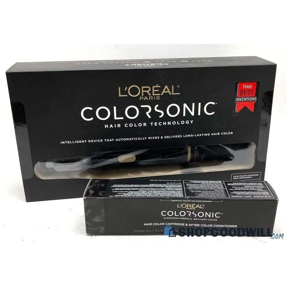 L`oréal Paris Colorsonic Hair Device with One Dye Cartridge Black 1