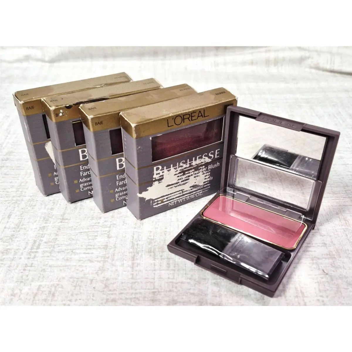 L`oreal Blushesse Endless Color Powder Blush Long Wearing Oil Free Berrie Lot 5