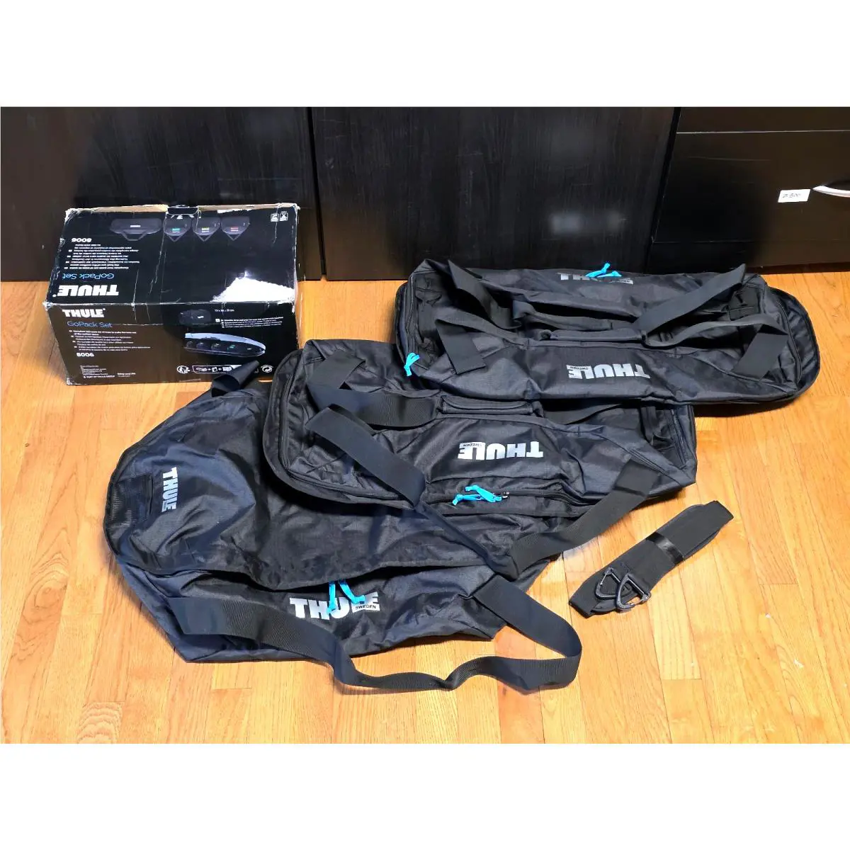 Sweden Gopack Duffel Bags 8006 25.9 x 14.6 x 12.6 75L Black Read Ad by Thule