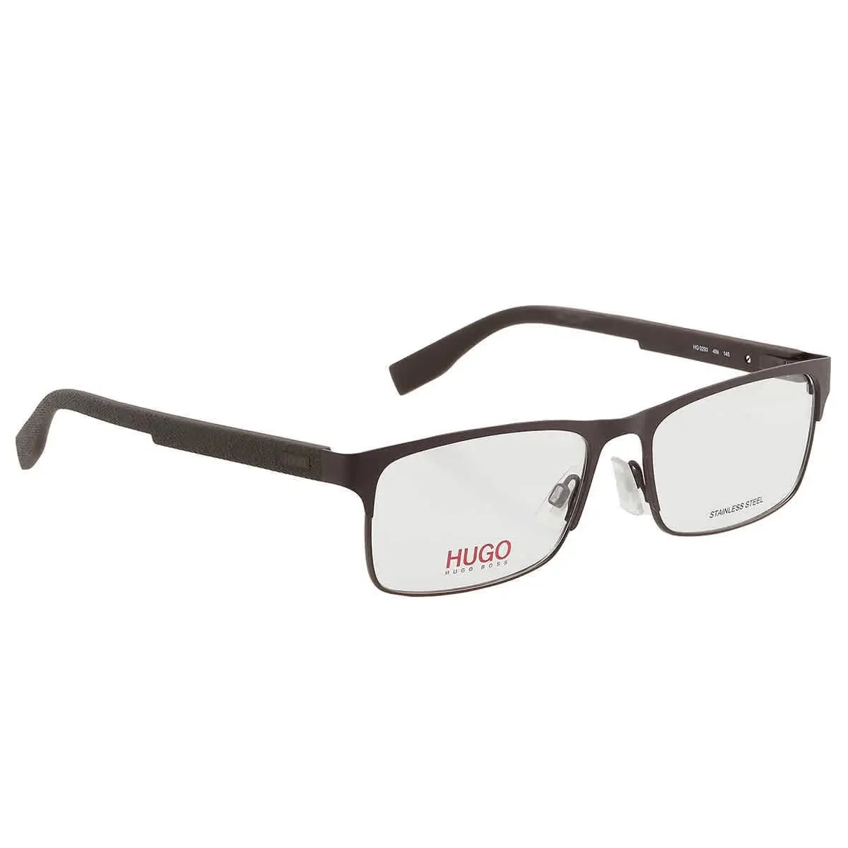 Demo Rectangular Men`s Eyeglasses HG 0293 04IN 56 HG 0293 04IN 56 by Hugo Boss