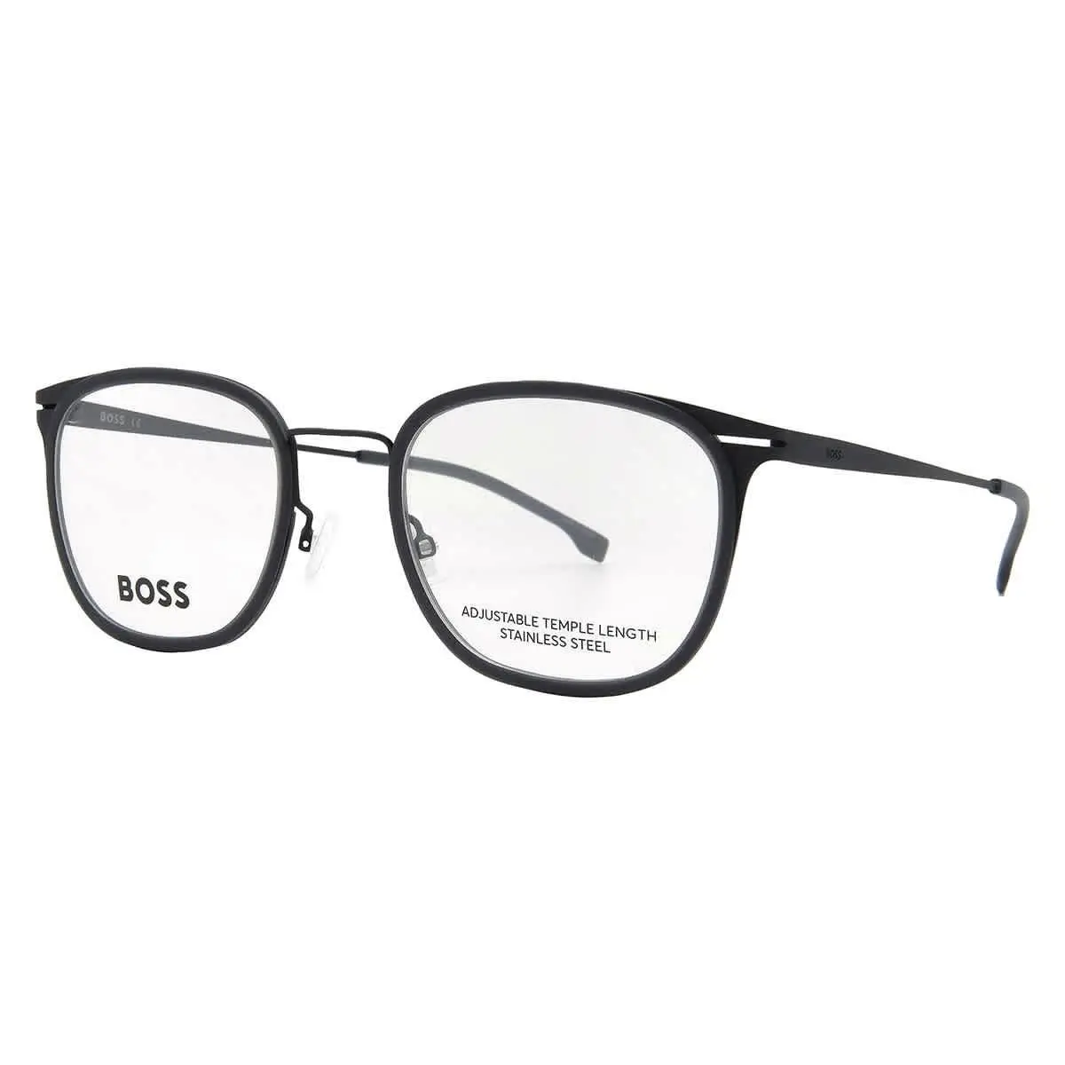Hugo Boss Demo Square Men`s Eyeglasses Boss 1427 0O6W 53 Boss 1427 0O6W 53