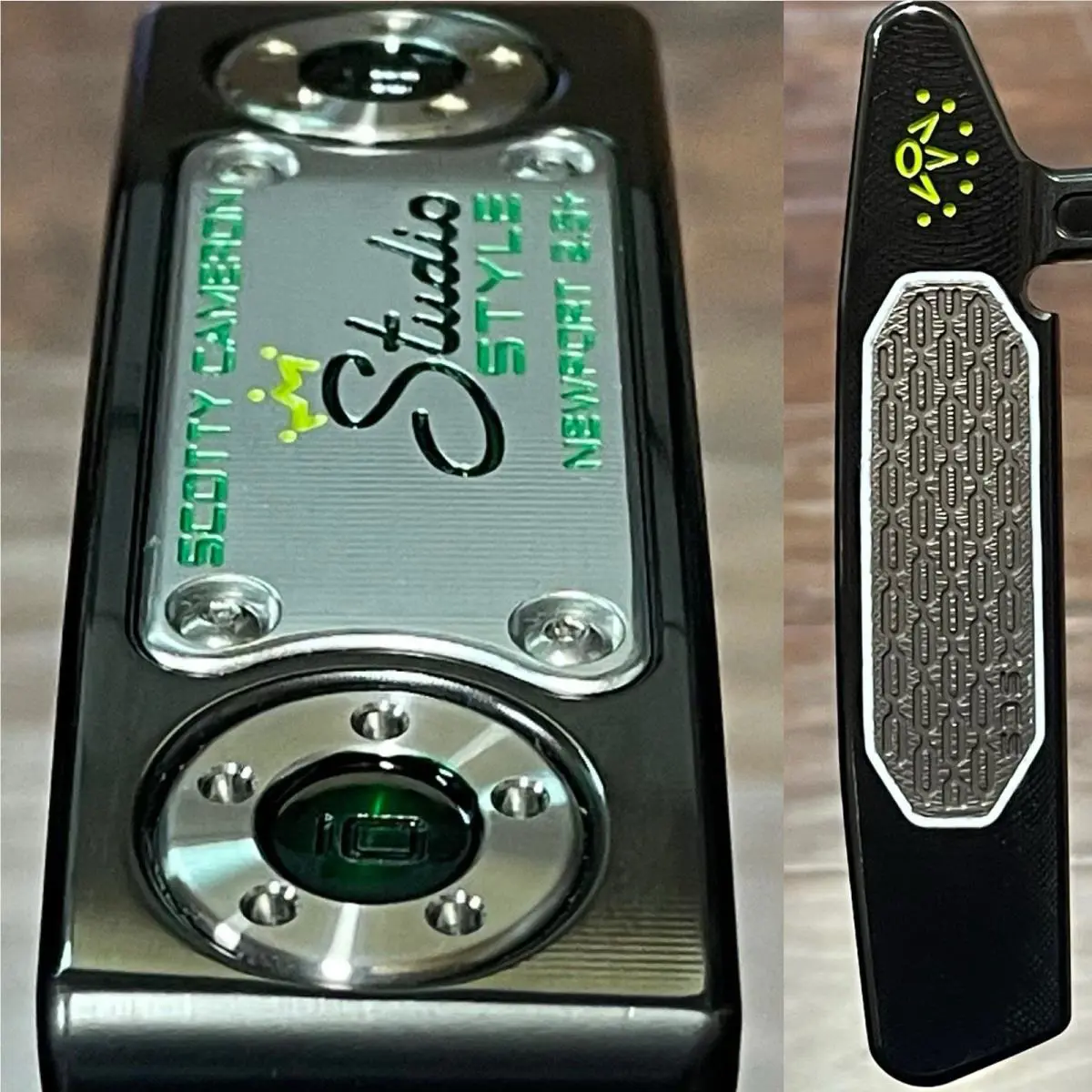 Scott  - Studio Style Newport 2.5 Plus - 2026 - Xtreme Dark Finish - DLC - Green, Lie Angle: Black 0