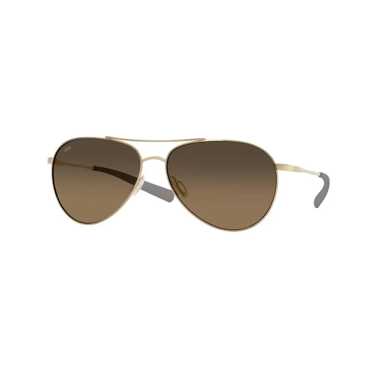 Costa Sunglasses-piper-brushed Gold/brown Gradient-580G
