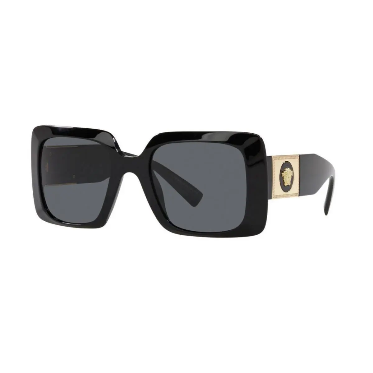 Versace Women`s Sunglasses Black Dark Grey Lens 54-22-140