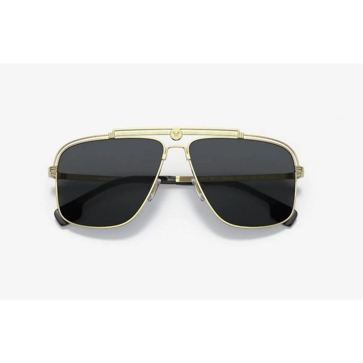 Versace Men`s Sunglasses Gold Dark Grey 61-13-145