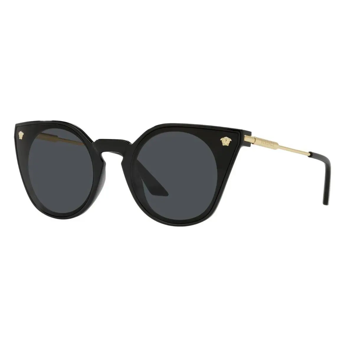Versace Neutral Sunglasses Blackw Dark Grey 60-22-140