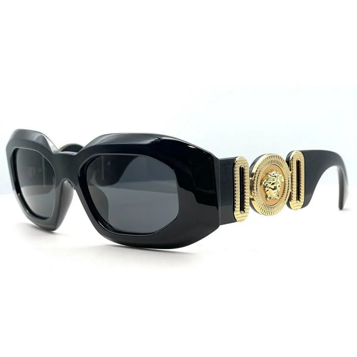 Versace Women`s Sunglasses Black Dark Grey 56-18-145