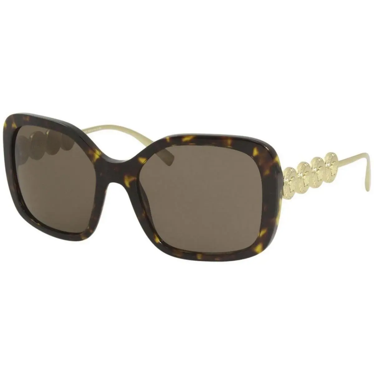 Versace Women`s Sunglasses Havana Brown Gold 53-18-135