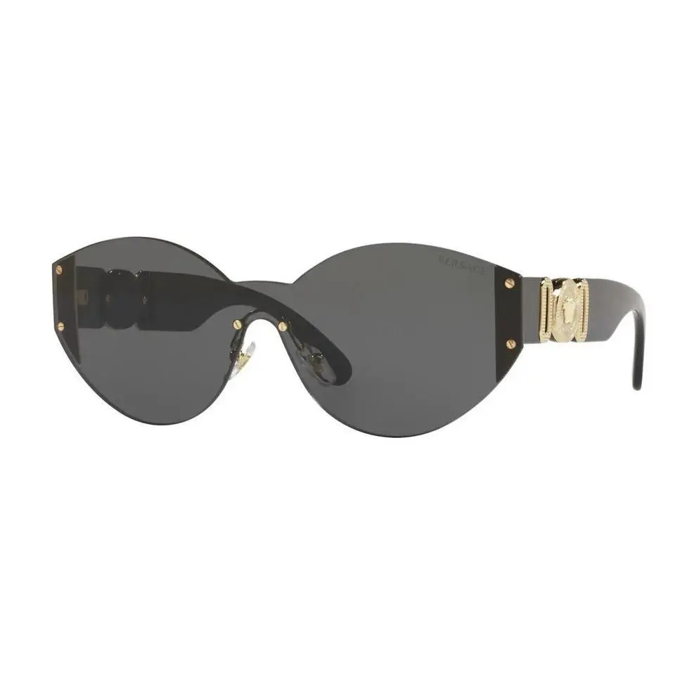 Versace Women`s Sunglasses Gold Dark Grey 46-146-140