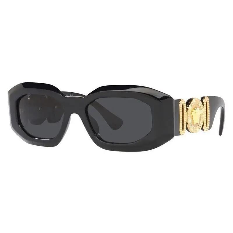 Versace Men`s Sunglasses Black Dark Grey 54-18-145