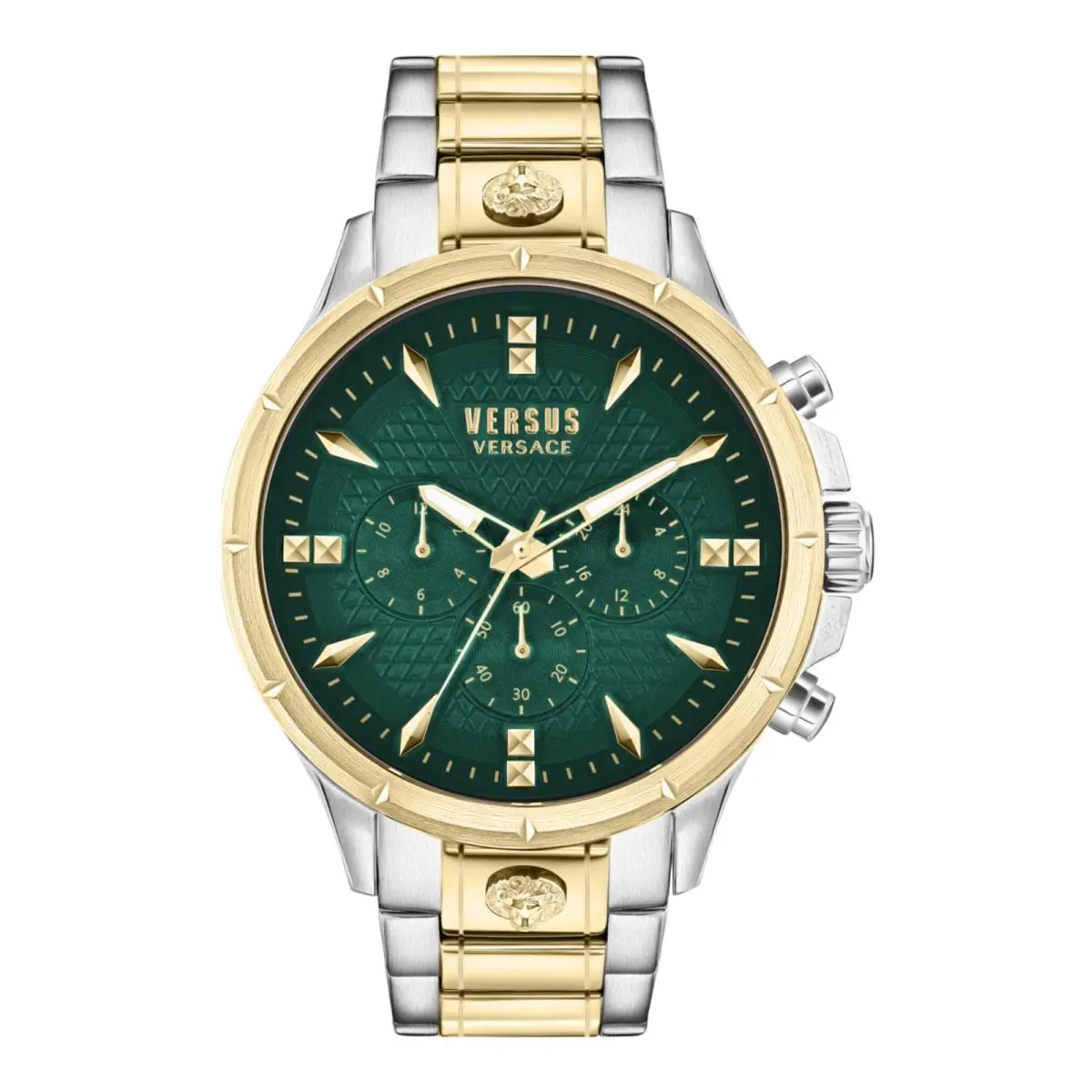 Versus Versace Mens Two Tone 45mm Bracelet Fashion Watch