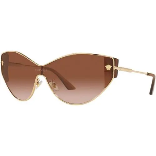 Versace Women`s Sunglasses Gold Brown Gradient 47-147-135