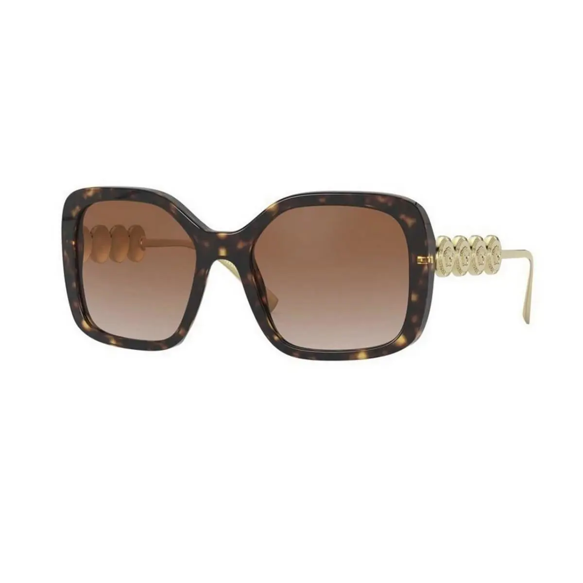 Versace Women`s Sunglasses Havana Brown Gradient Dark Brown 53-18-135