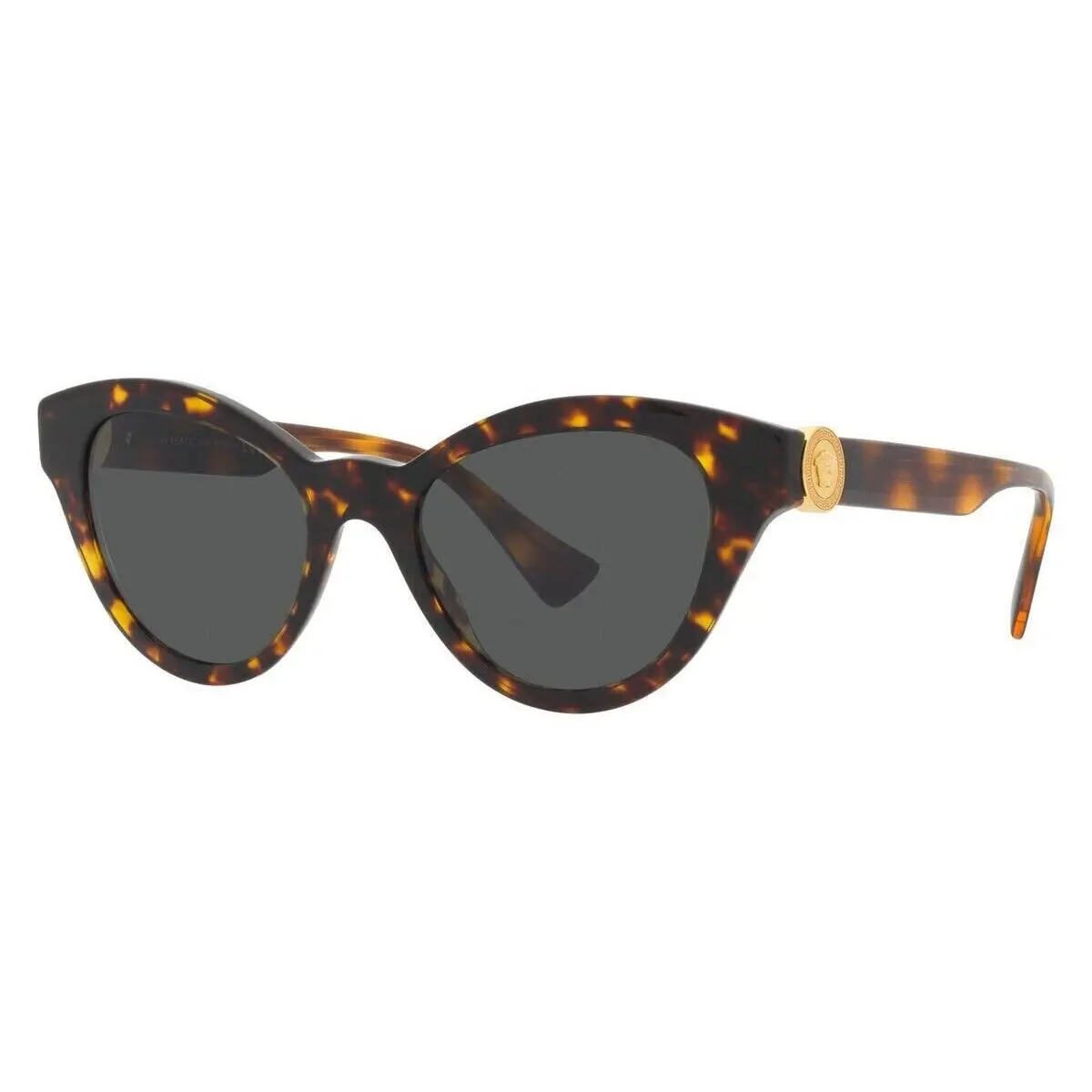 Women`s VE4435-108-87 Fashion 52mm Havana Sunglasses by Versace