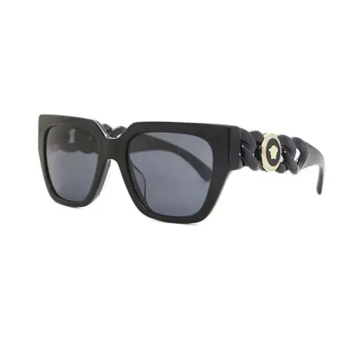 Versace Women`s Sunglasses Black Dark Grey 53-19-140