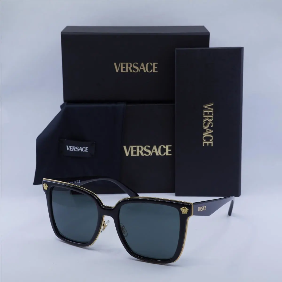 Versace Dark Grey Butterfly Ladies Sunglasses VE2278D GB1/87 58 VE2278D GB1/87