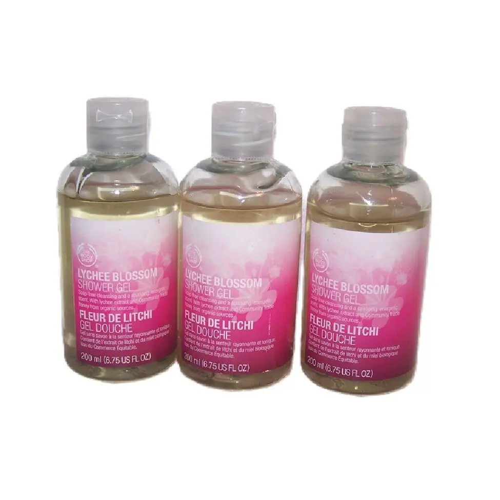 Lychee Blossom Shower Gel The Body Shop 6.75 oz Lot of 3
