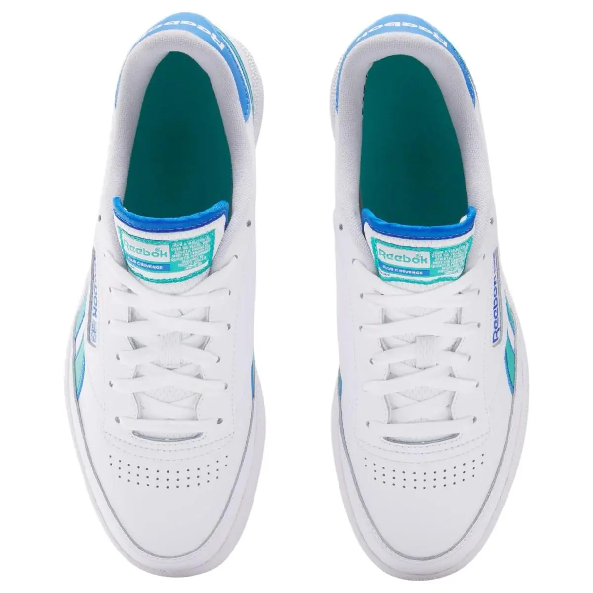 Reebok shoes - 100201094 - 100201094 - White/Kinetic Blue/Unleashed Green (UPC: 197225977511) 1