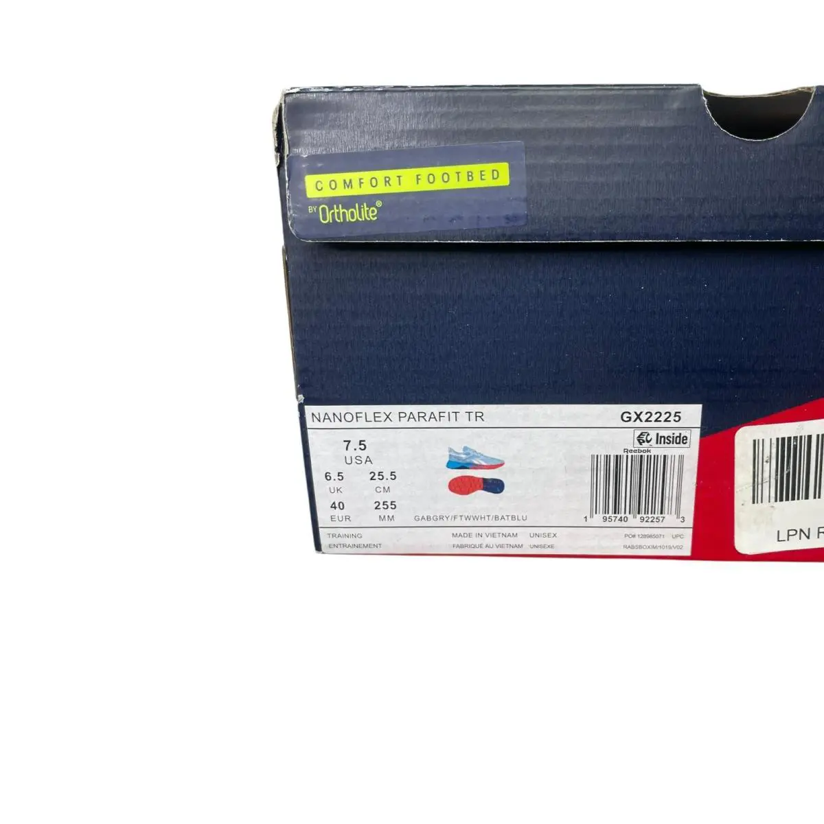 Reebok shoes - Reebok Nanoflex Parafit TR - Nanoflex Parafit - GX2225-454 - Gray (UPC: 195740922573) 10
