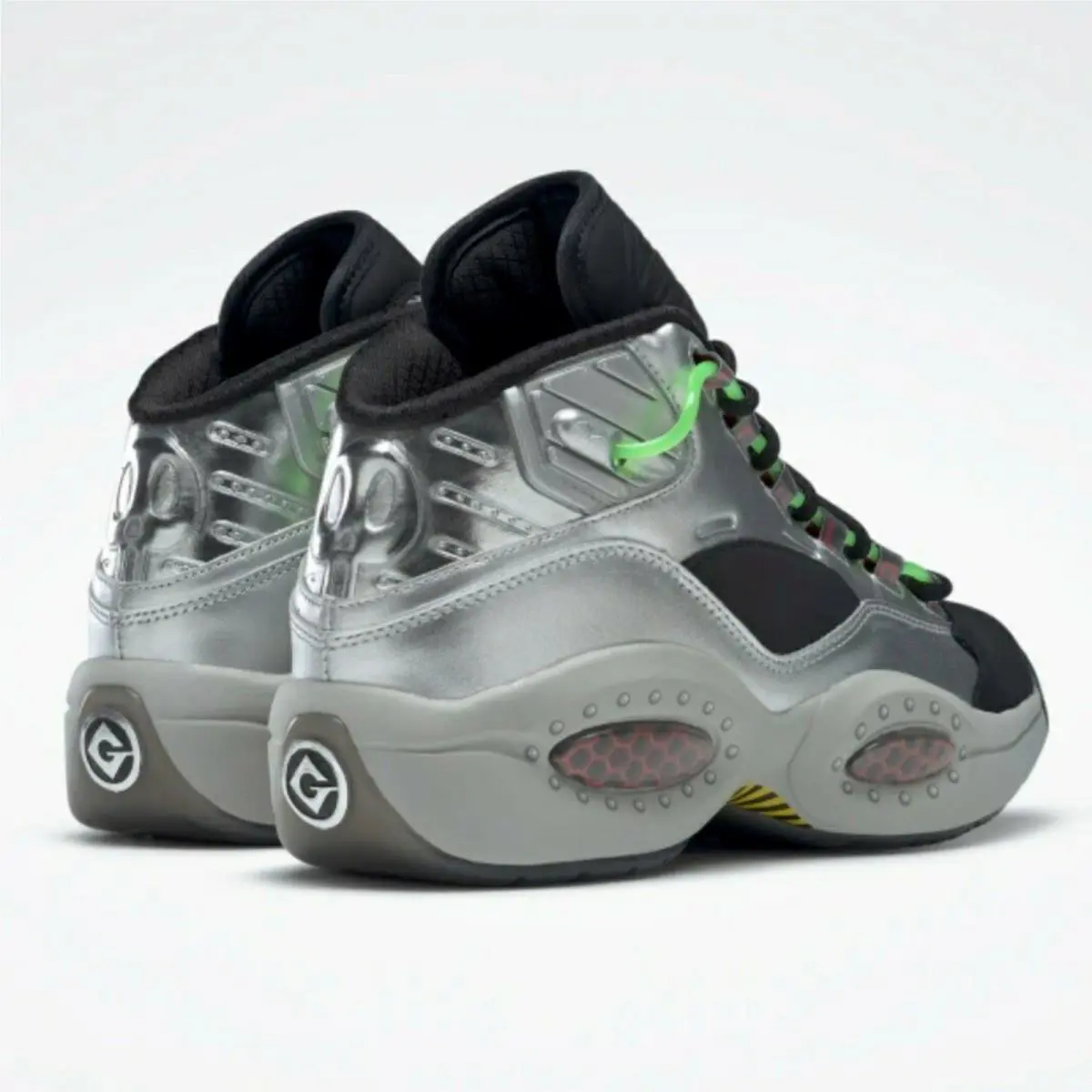 Reebok shoes - GRU`S LAB - LAB - SILVER BLACK GREEN 2