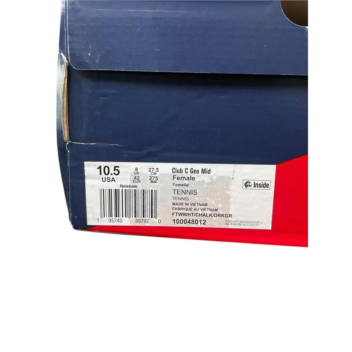 Reebok shoes - Club C Geo - Club Geo - LII44 - White (UPC: 195740897970) 10