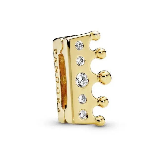 Pandora Reflexions Crown Clip 14k Gold Plated Charm 768673C01