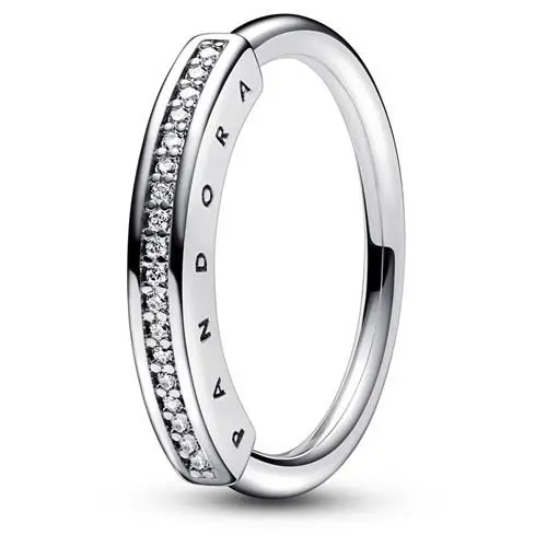 Pandora Signature I-d Pave Ring 192283C01-52