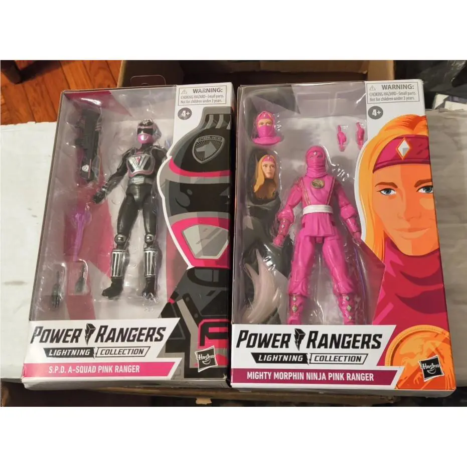 2-Power Rangers -lightning Spd A-squad Pink Ranger Exclusive S.P.D.1 Pink Ninja