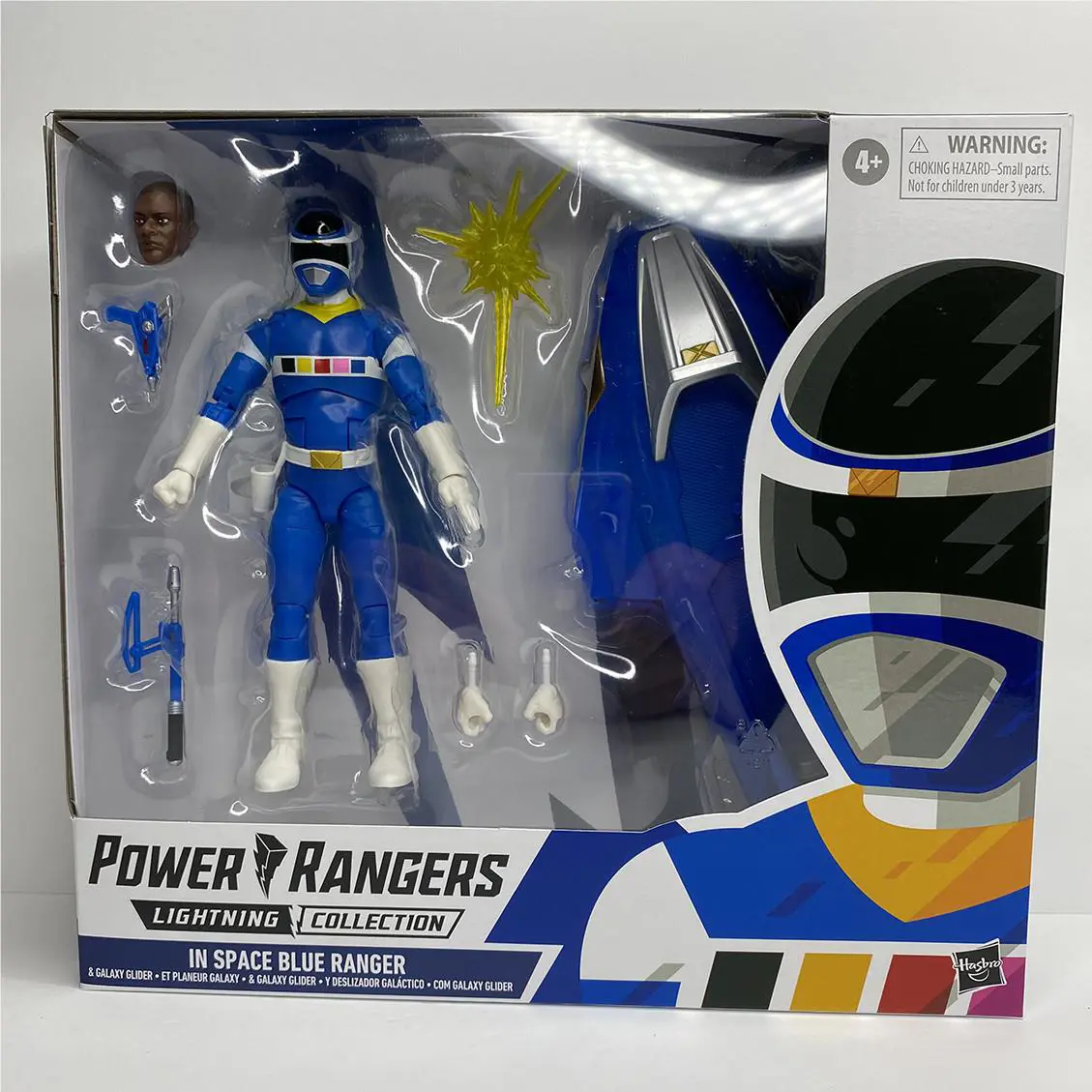 Power Rangers Lightning Collection Deluxe In Space Blue Ranger Galaxy Glider