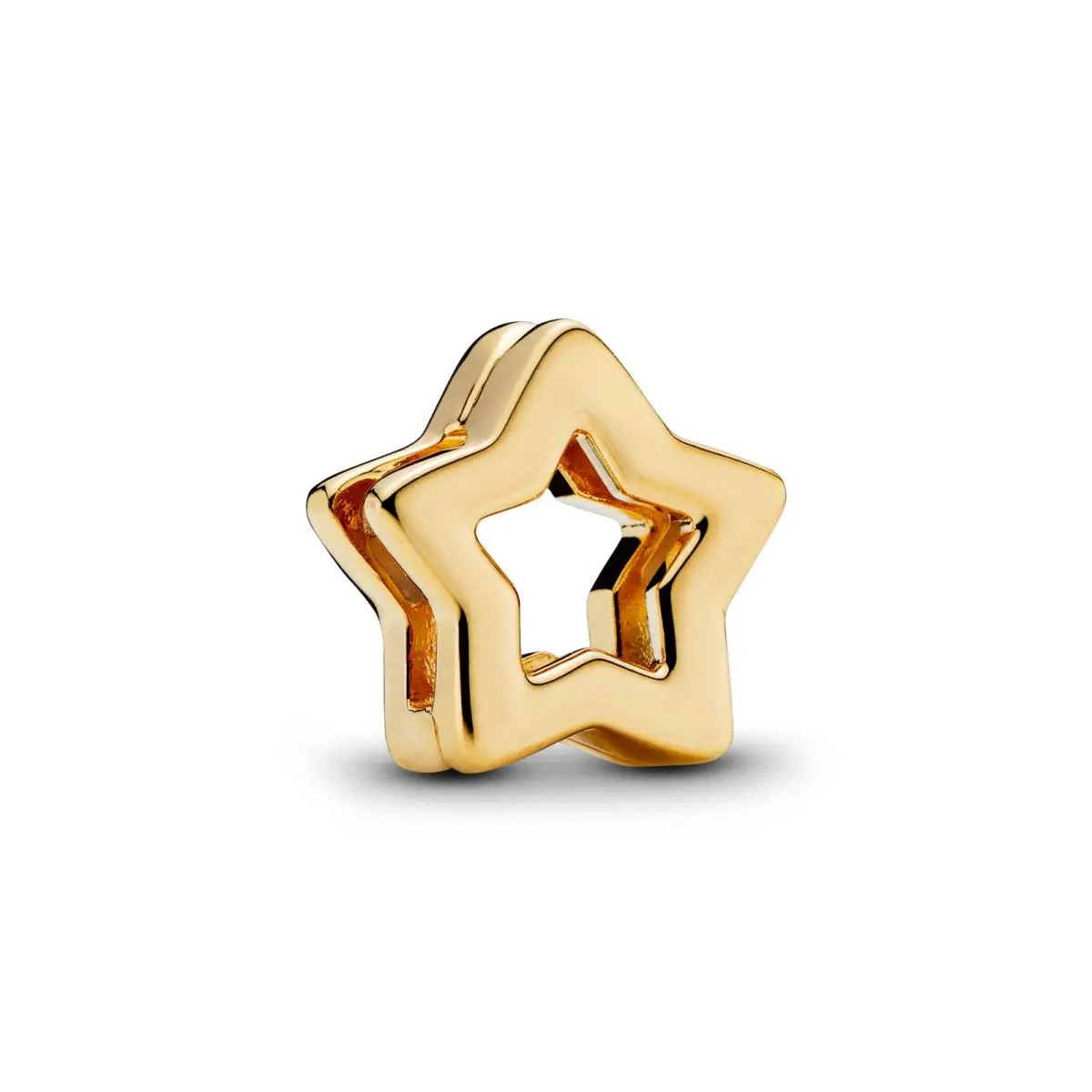 Pandora Reflexions Star Clip Charm in 14k Gold-plated 768706C00
