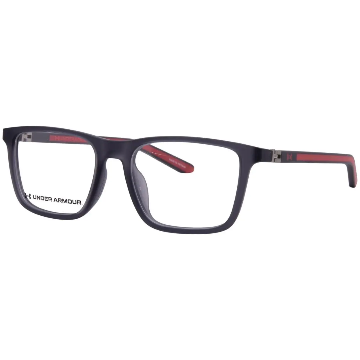 UA 9017/US 268 Eyeglasses Youth Kids Boy`s Grey/red Full Rim 49mm by Under Armour