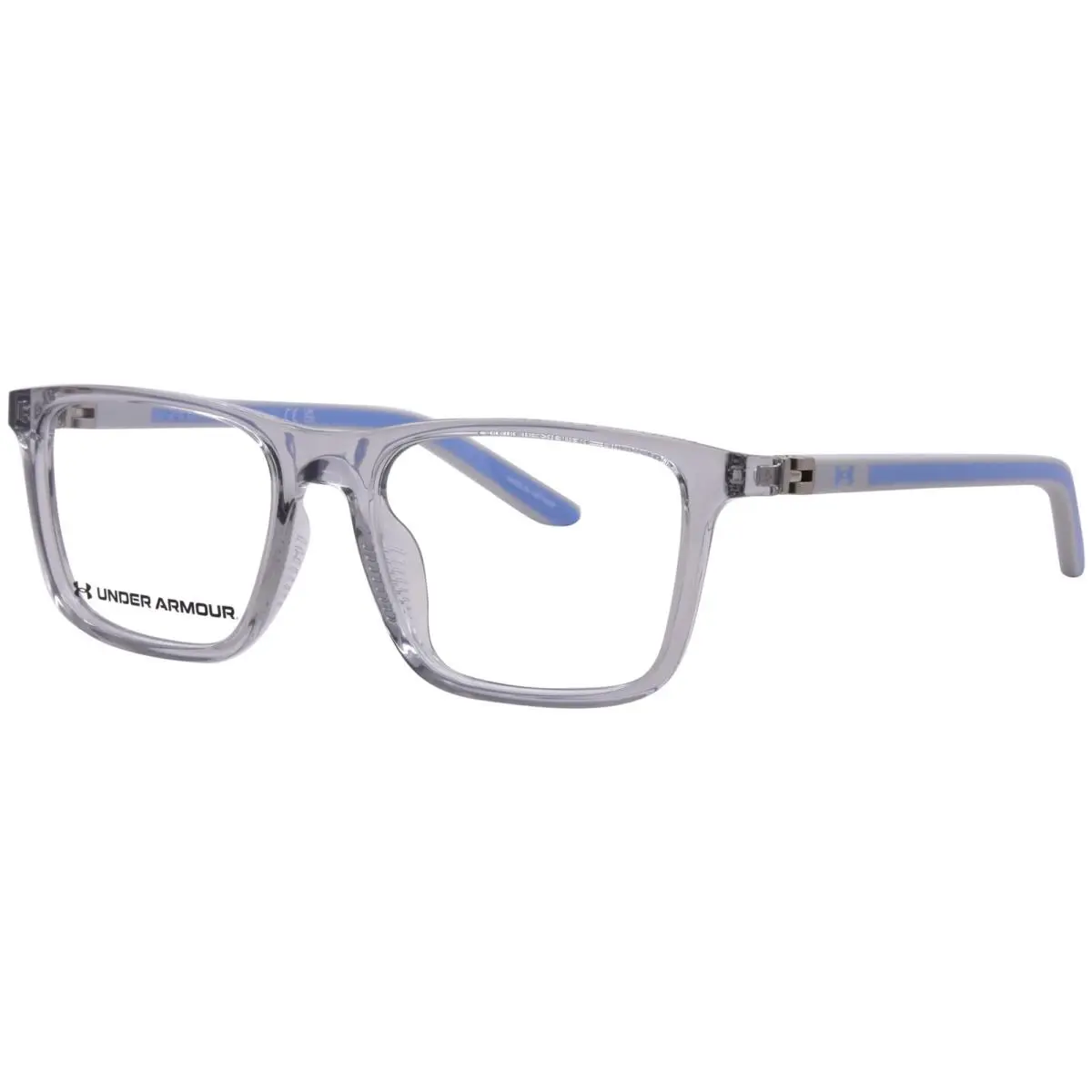 UA 9017/US 09V Eyeglasses Youth Kids Boy`s Grey/blue Full Rim 49mm by Under Armour