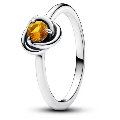Pandora November Honey Eternity Circle Ring 192993c11-58
