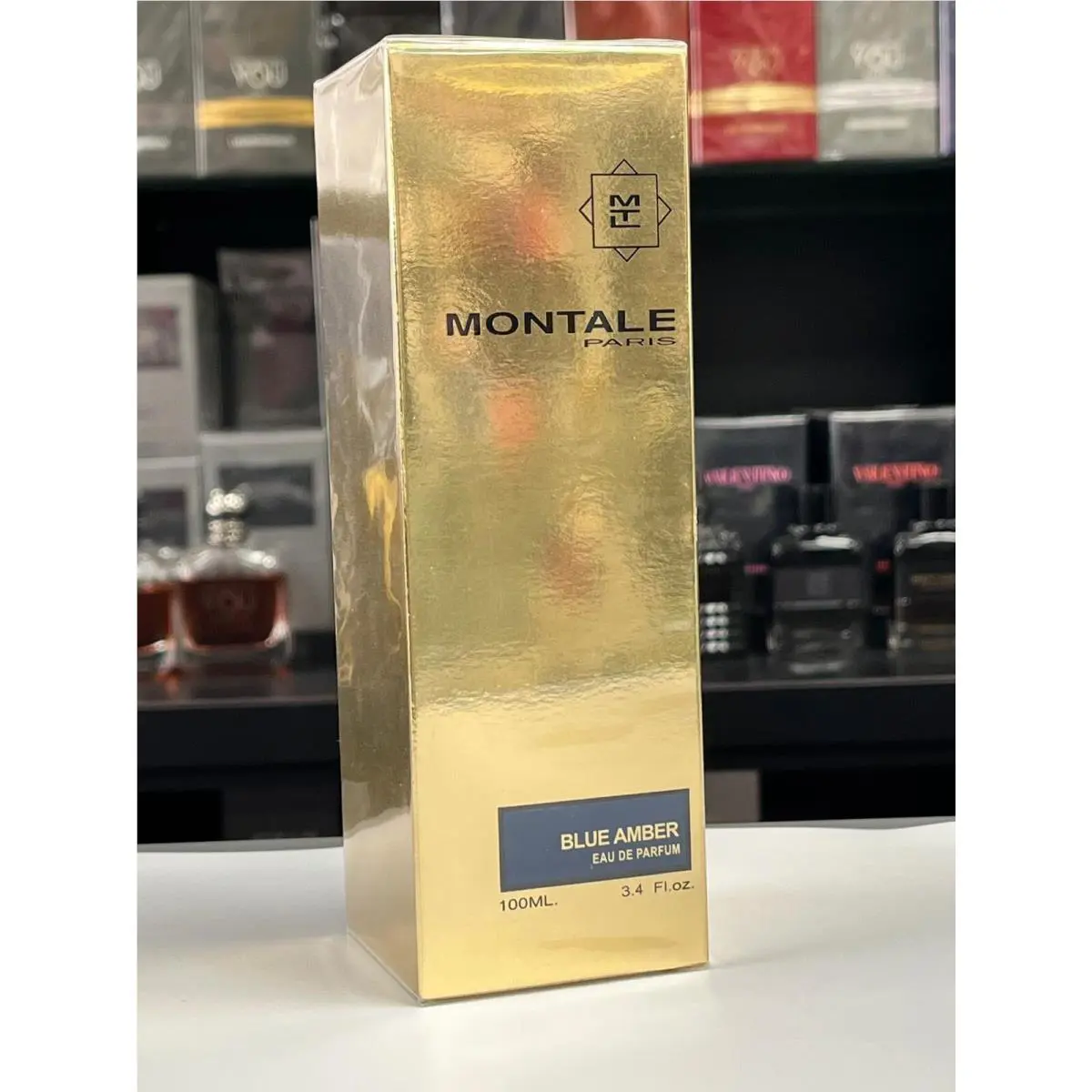 Montale Blue Amber Eau de Parfum Unisex 3.4 fl Oz. / 100ml