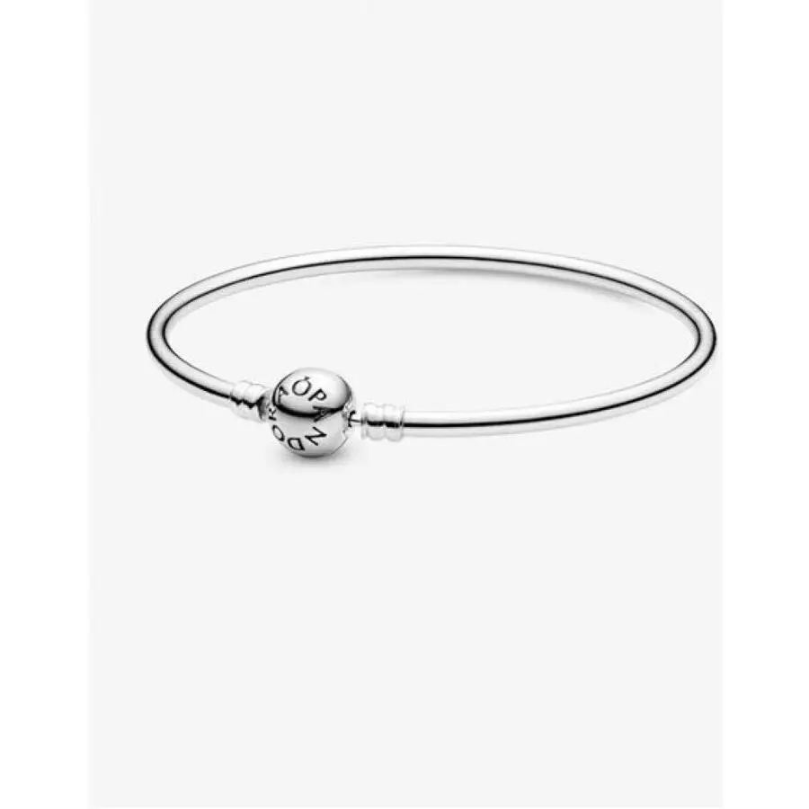 Sterling Silver Bangle Bracelet Elegant Jewelry Gift by Pandora