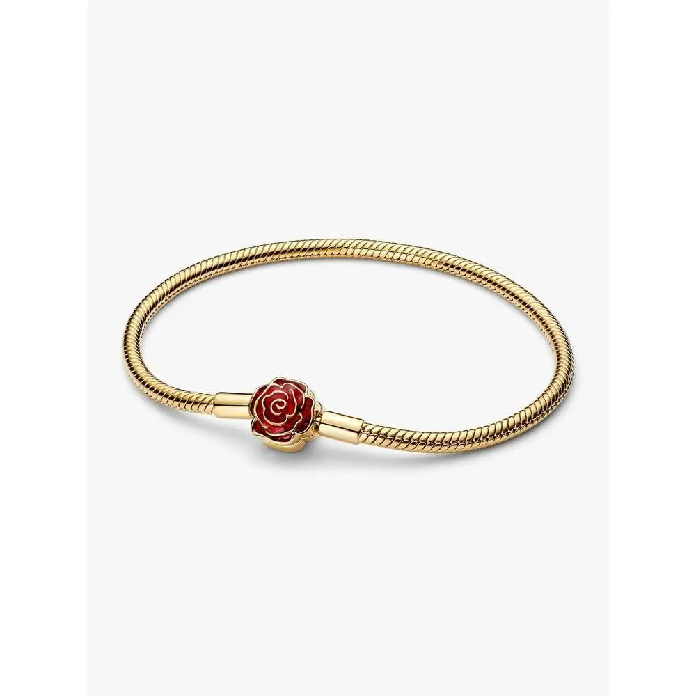 Pandora Disney Beauty The Beast Enchanted Rose Bracelet 564019C01-18