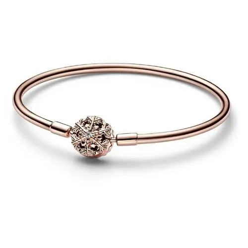 Pandora Rose Sparkling Snowflake Clasp Bangle 582338C01-17