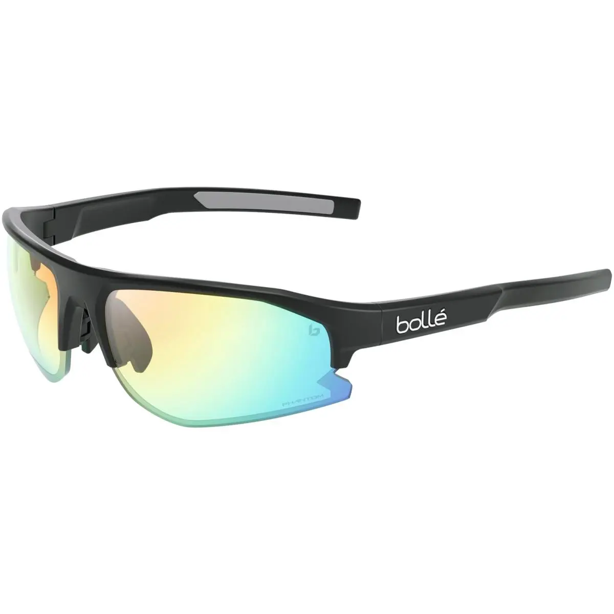 Bolle Bolt 2.0 Photochromic Semi-rimless Wrap Sunglasses BS003006 Made In Taiwan