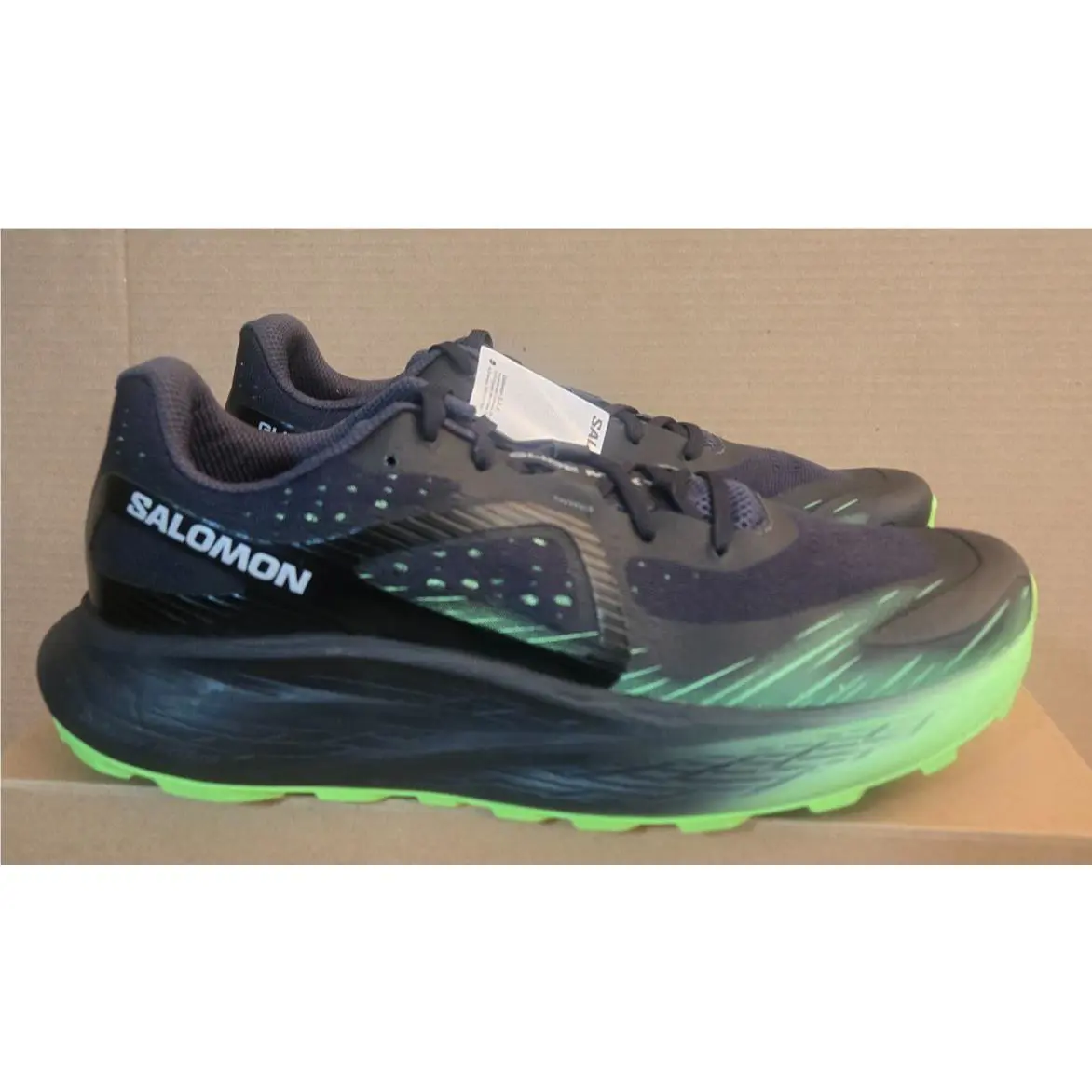 Salomon shoes - Salomon Glide Max TR - Glide Max - L47317400 - India Ink/Black/Green Gecko (UPC: 195751419505) 1