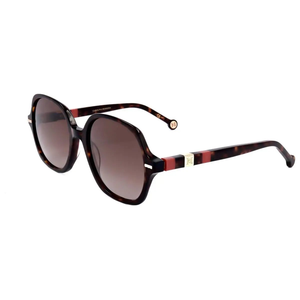 Carolina Herrera Women`s 55 mm Havana Red Sunglasses HER0106-S-O63-55