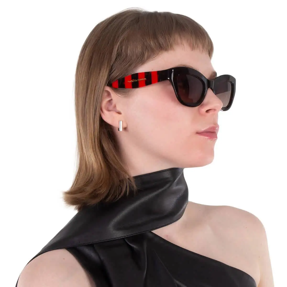 Carolina Herrera Brown Gradient Cat Eye Ladies Sunglasses Her 0086/S 0O63/HA 51 - Multi, Frame: Multi, Lens: Brown